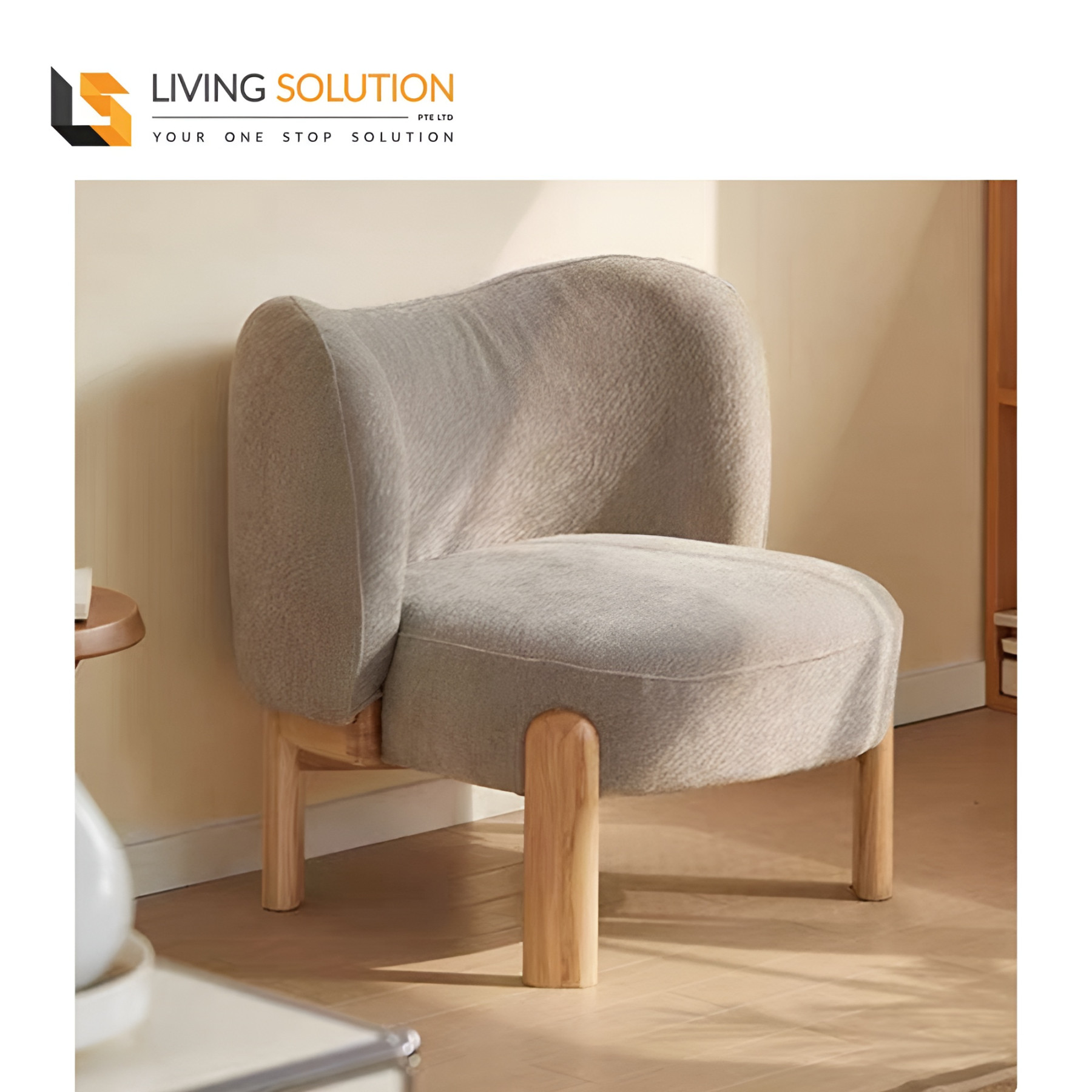 Boer Arm Chair Lounge Relax Chair - Living Solution Pte Ltd