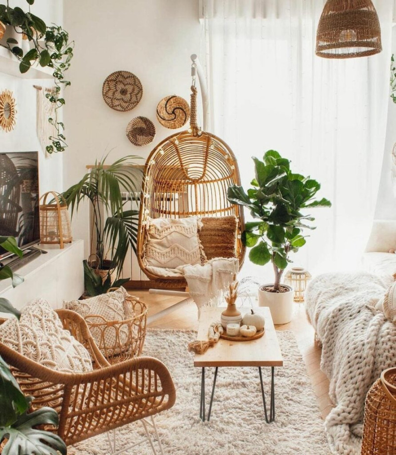 Cute Modern Boho Living Room Ideas - Nikki