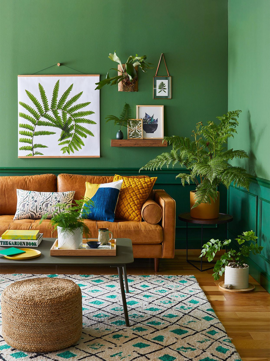 Green Living Room Ideas with Refreshing Style