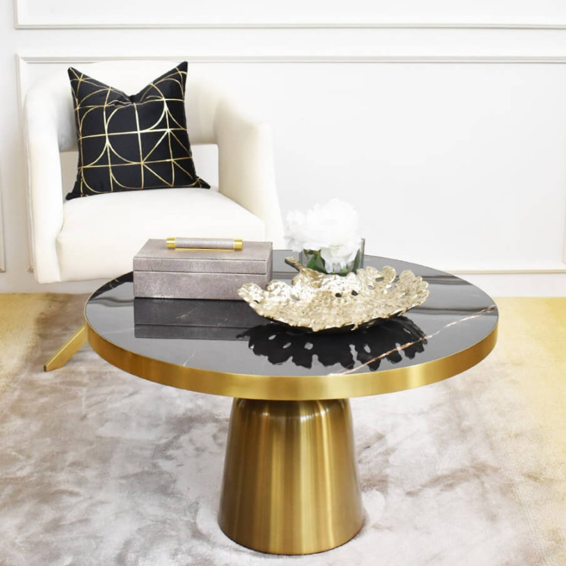 Louis Marquina Marble Coffee Table  Finn Avenue – FINN AVENUE