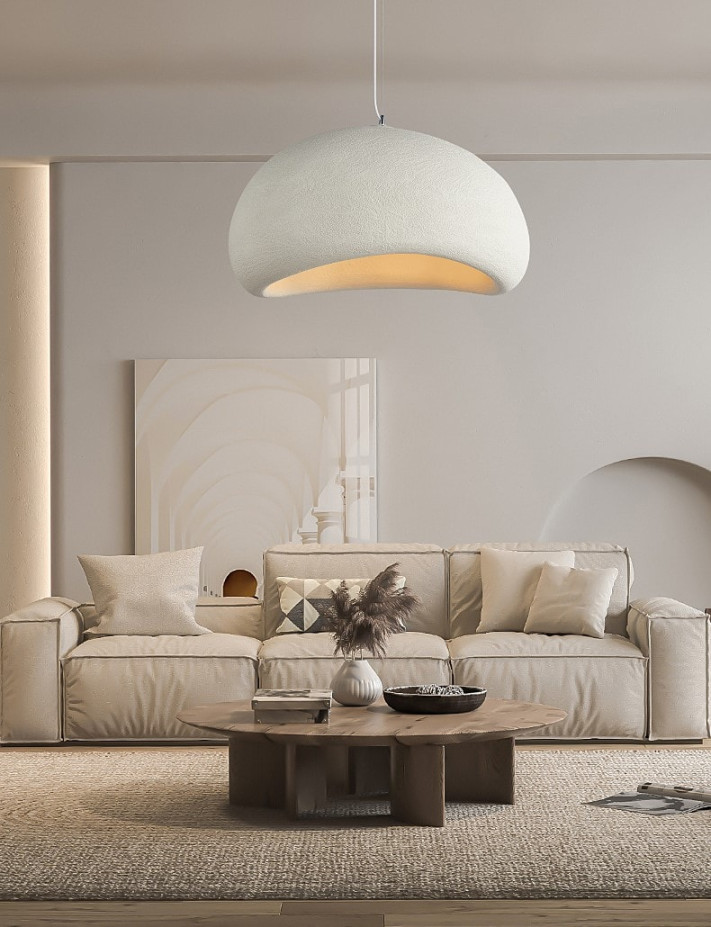 Luddega EggShell Shape Pendant Light  Screed