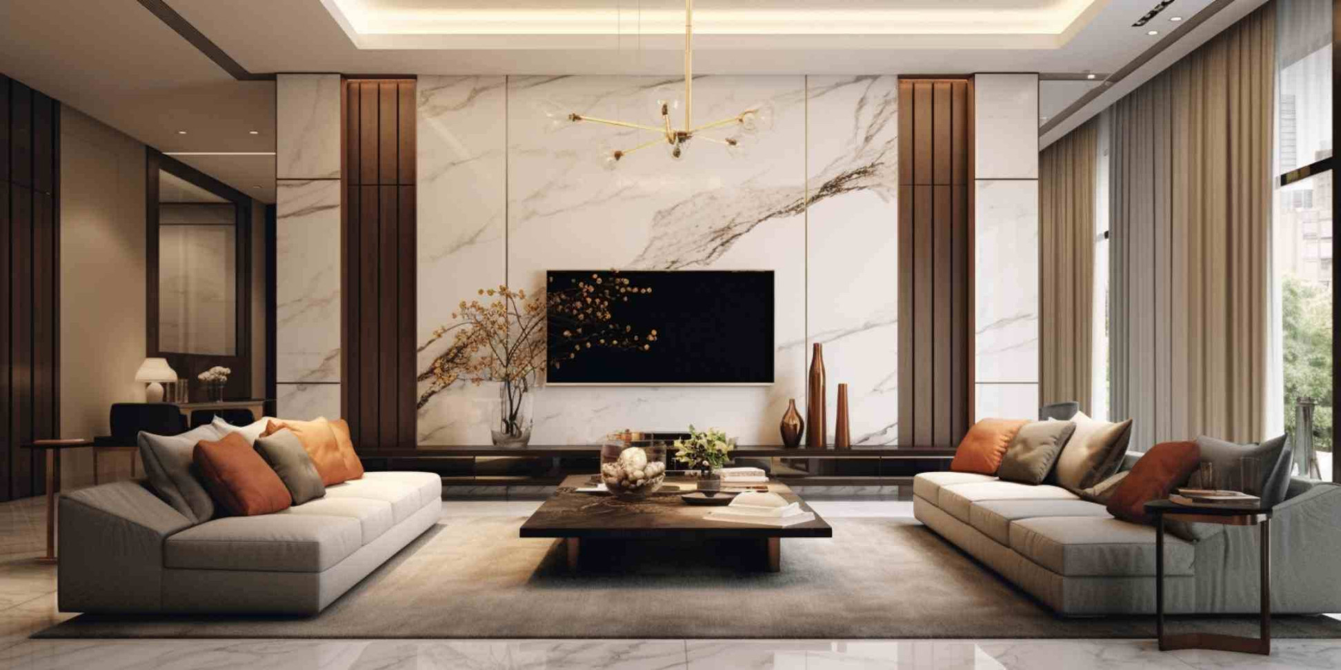 Modern Luxury HDB Living Room Ideas – Megafurniture