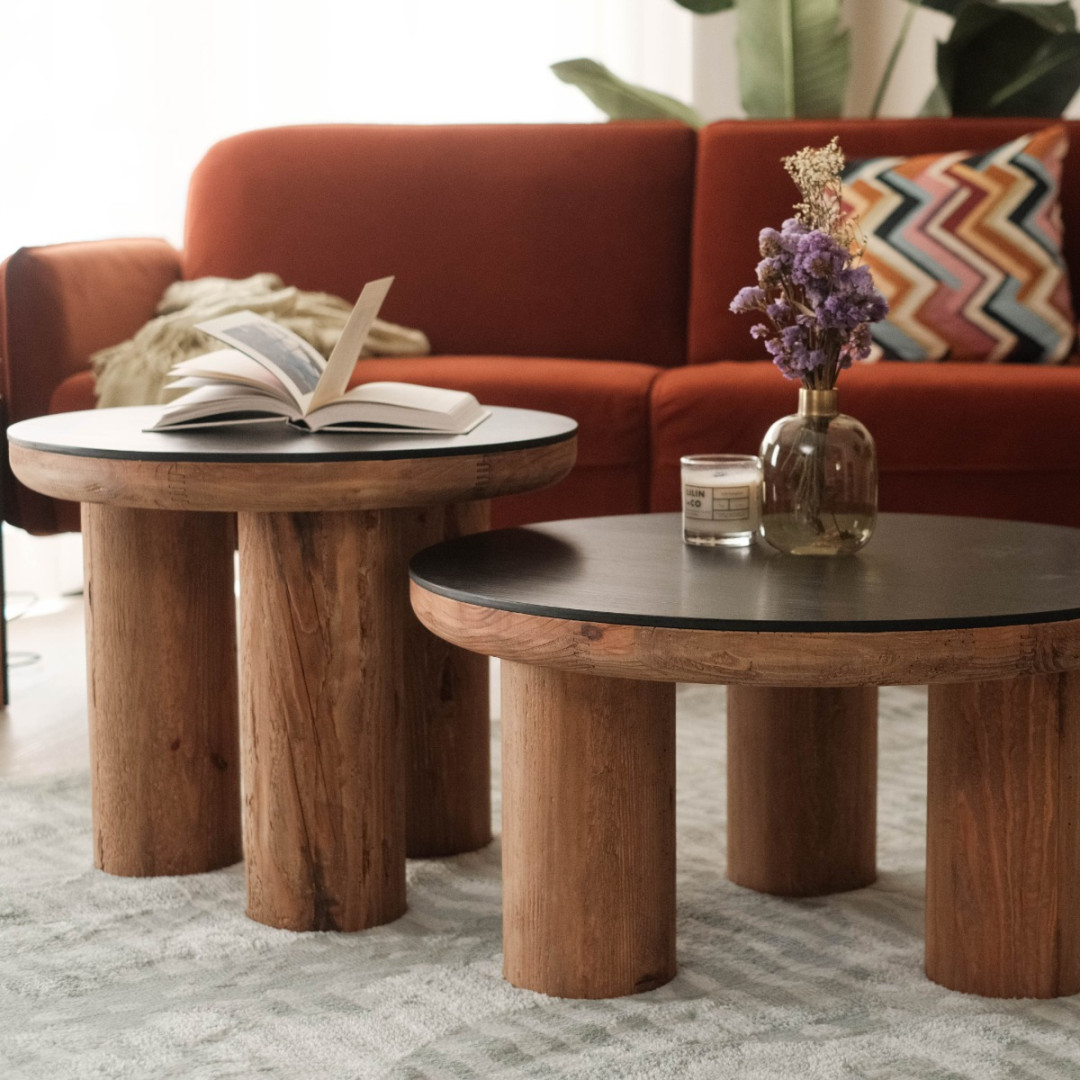 Otto Modern Rustic Side Table