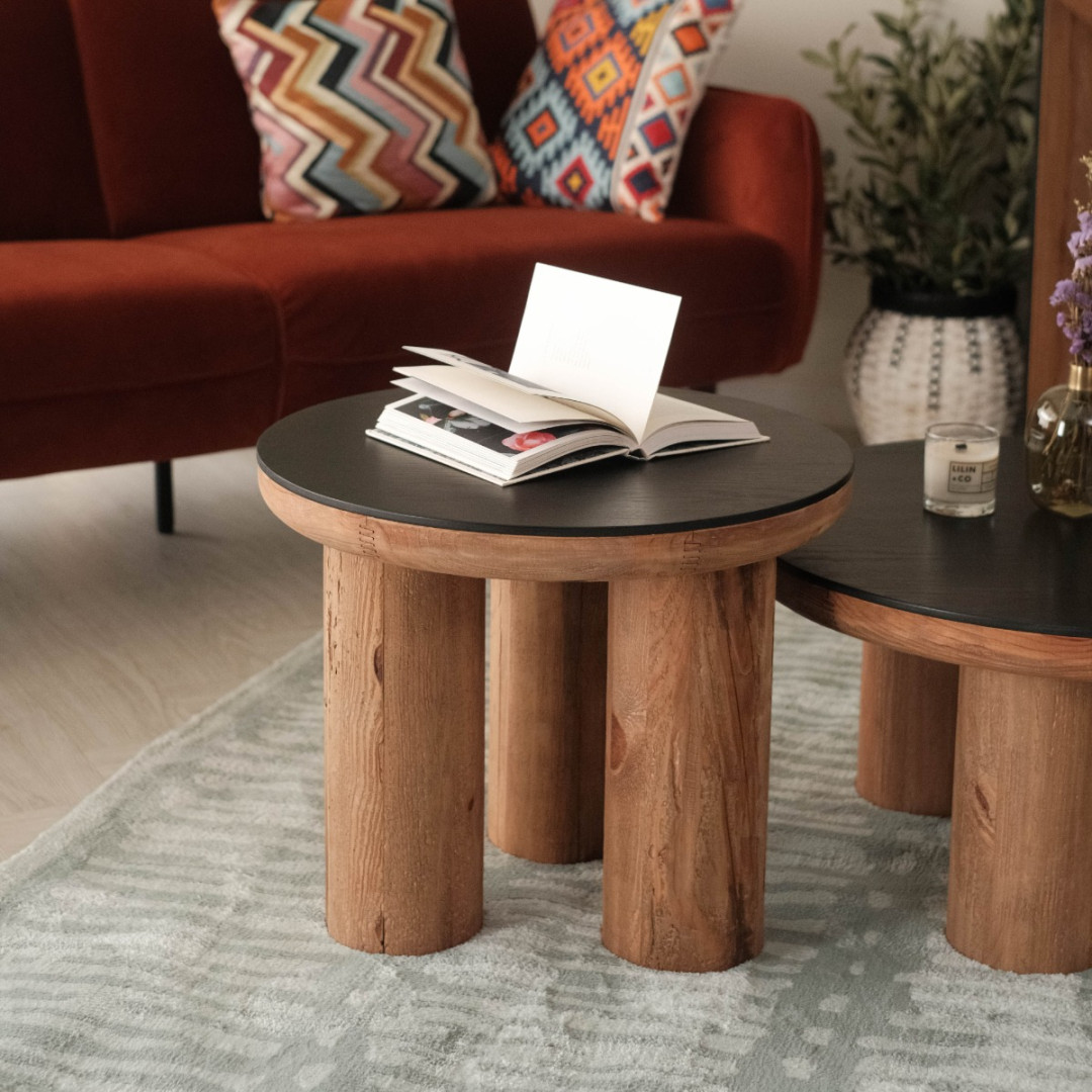 Otto Modern Rustic Side Table