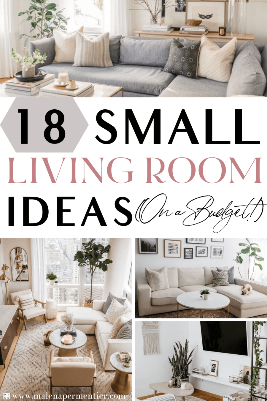 Small Living Room: The  Best Ideas (On a Budget!)