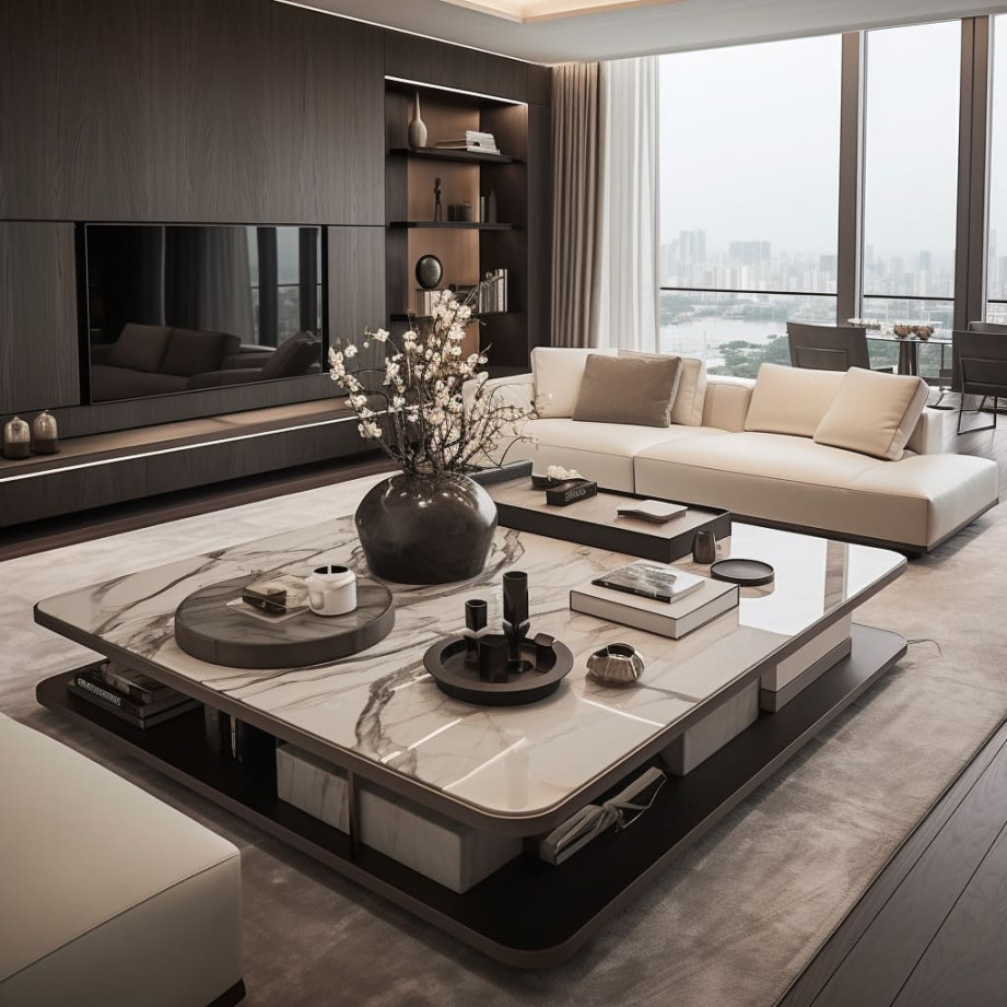 The Coffee Table: A statement piece of Luxury Living Room