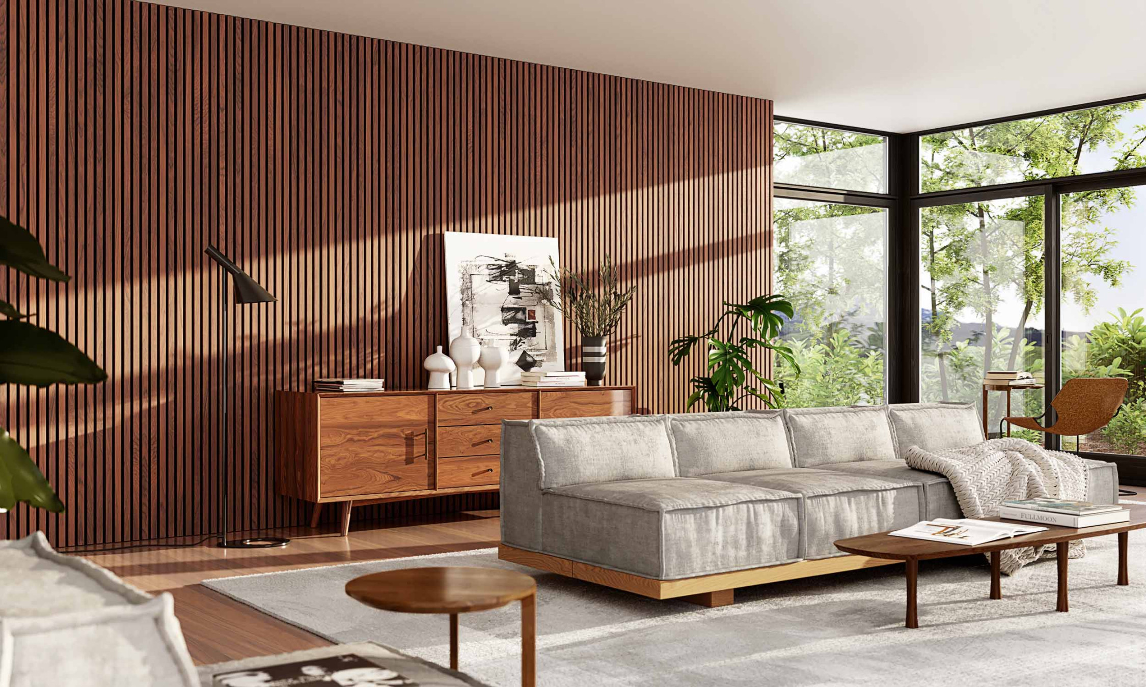 Vertical Wood Slat Wall Ideas That Will Make You Swoon