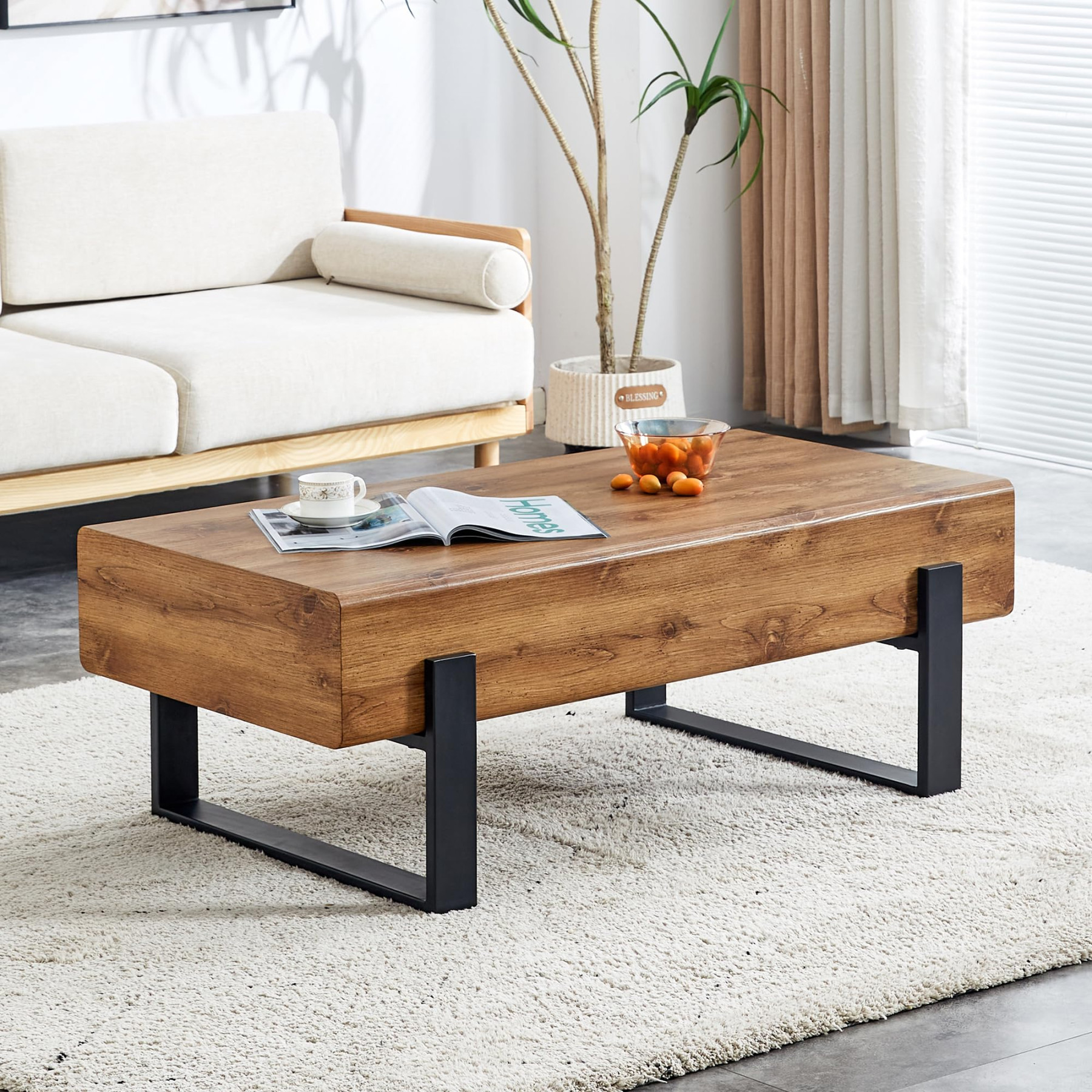 YardGo Wood Coffee Table . x