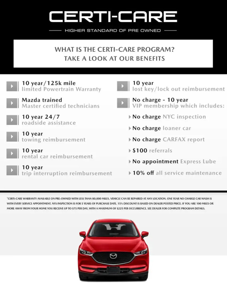 Why CertiCare?  Garden City Mazda